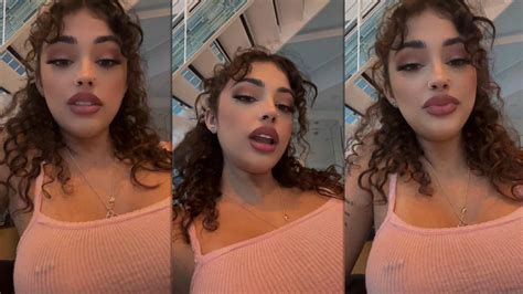 malu trevejo pussy|Crazy girl, shows her pussy live on Malu Trevejos instagram stream